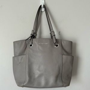 Michael Kors Gray Leather tote
